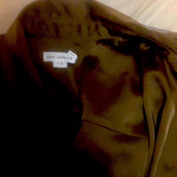 Good American button down shirt. Brown 1/2 - Picture 2 of 6